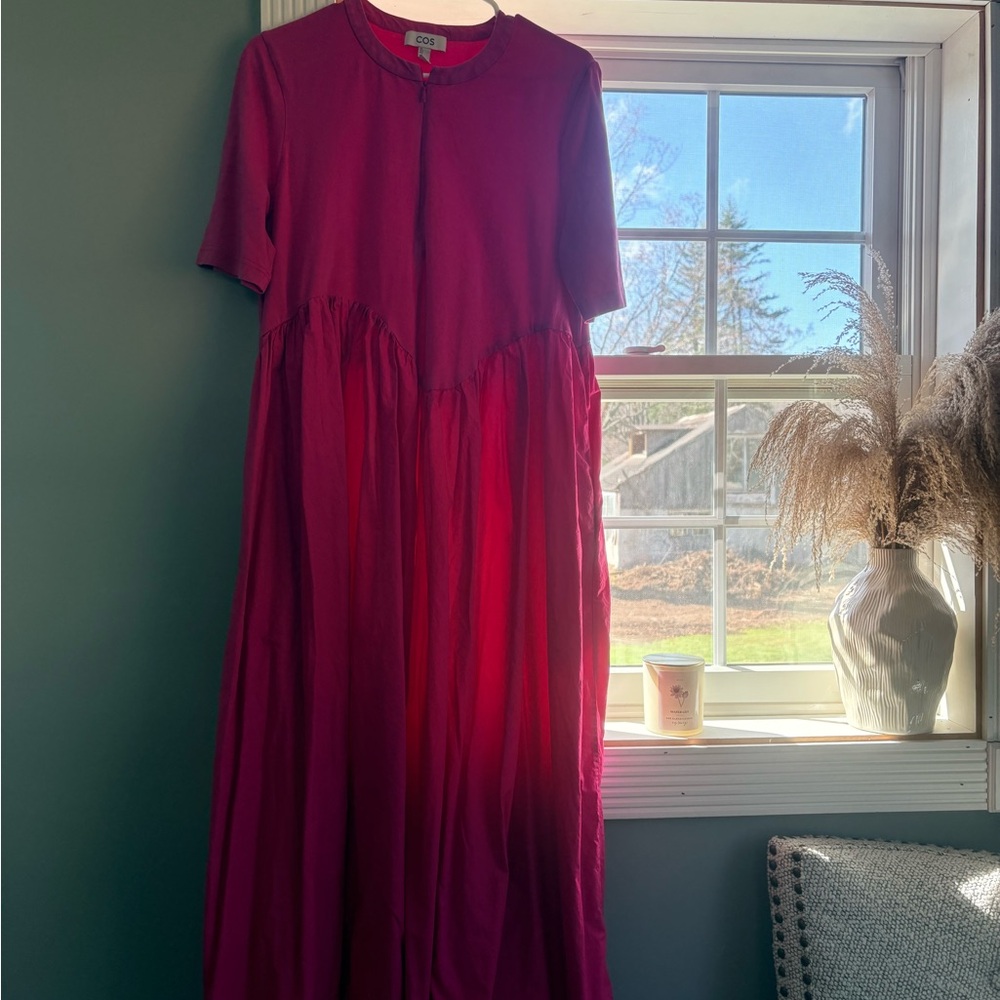 COS Magenta Maxi Dress